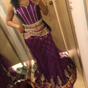💜 Desi Wedding / South Asian Formal Set – Worn Once!